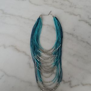 Drooping Beaded Necklace